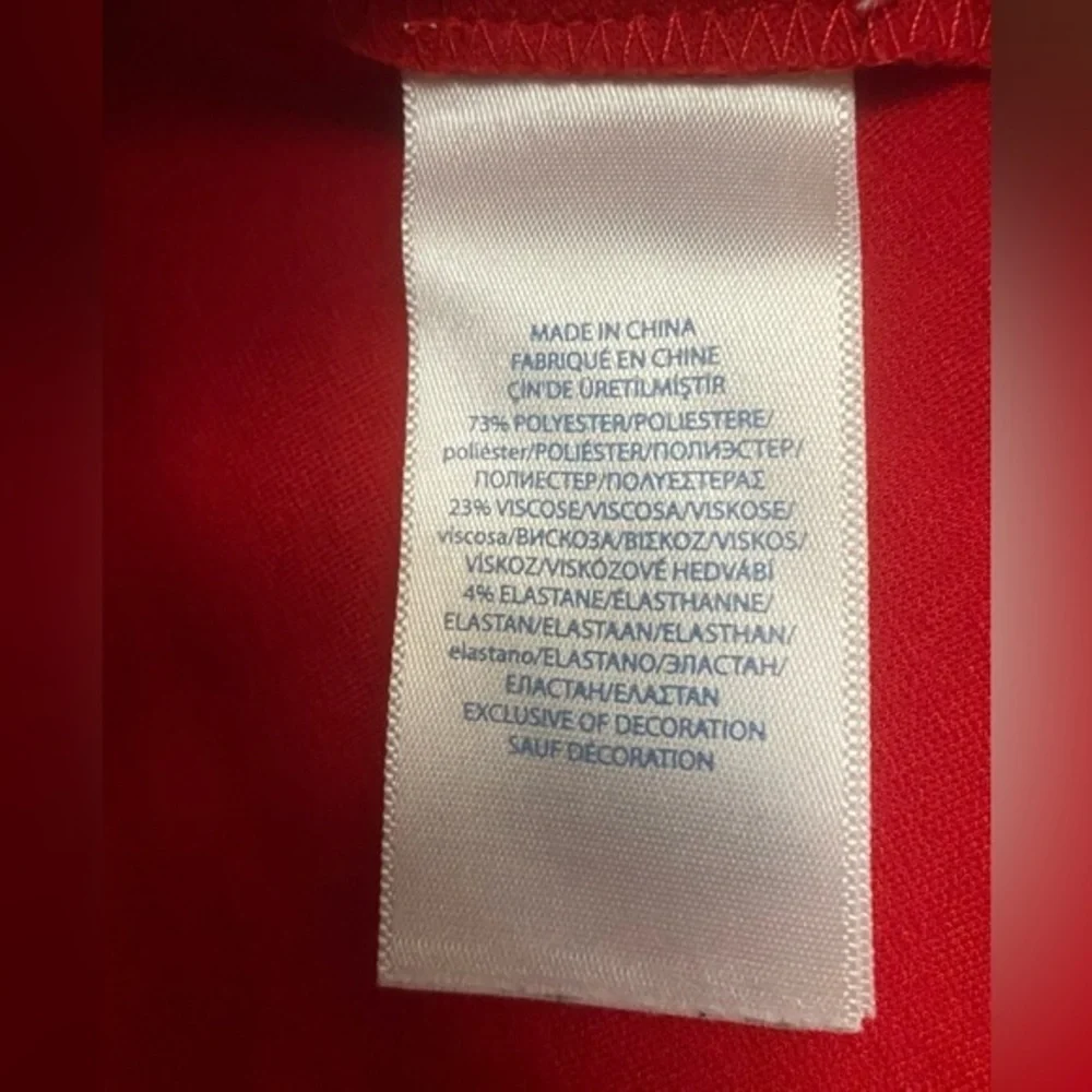 Ralph Lauren Red Fit & Flare Baby Dress 6M